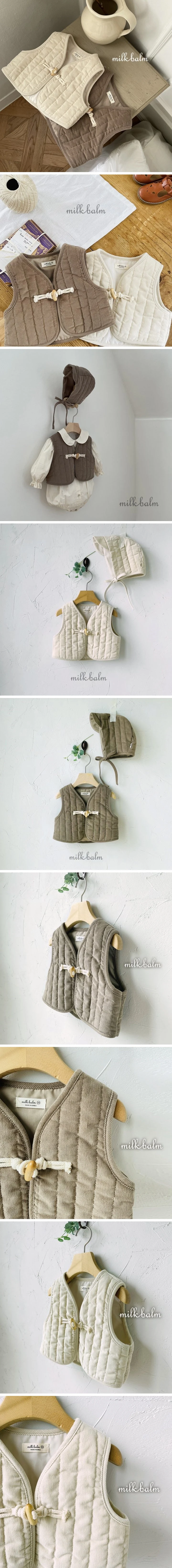 Milk Balm - Korean Children Fashion - #kidsshorts - Jude Togel Vest