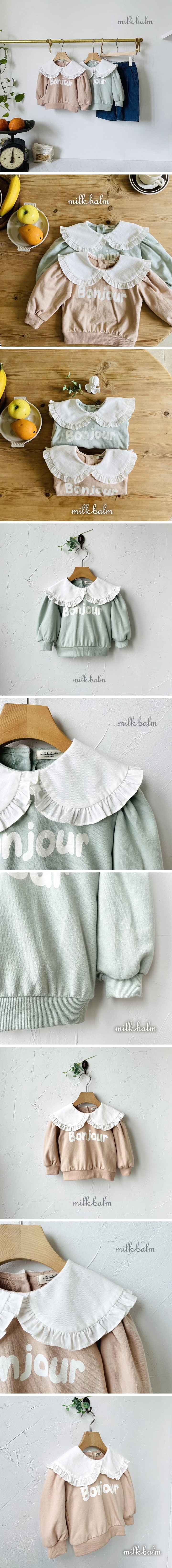 Milk Balm - Korean Children Fashion - #kidzfashiontrend - Bonjour Sweatshirts