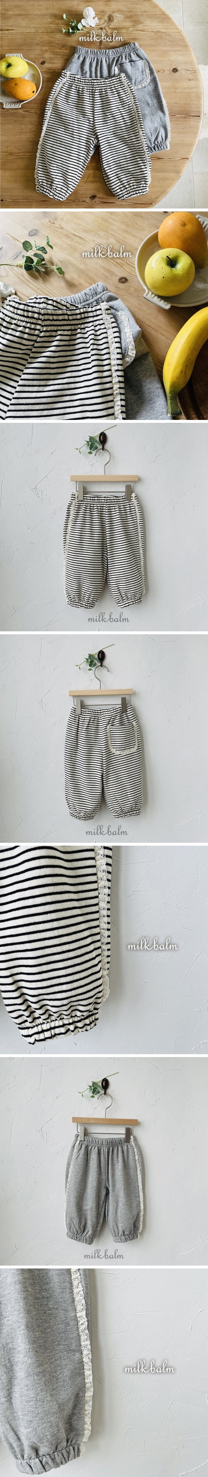 Milk Balm - Korean Children Fashion - #minifashionista - Milke Lace Pants