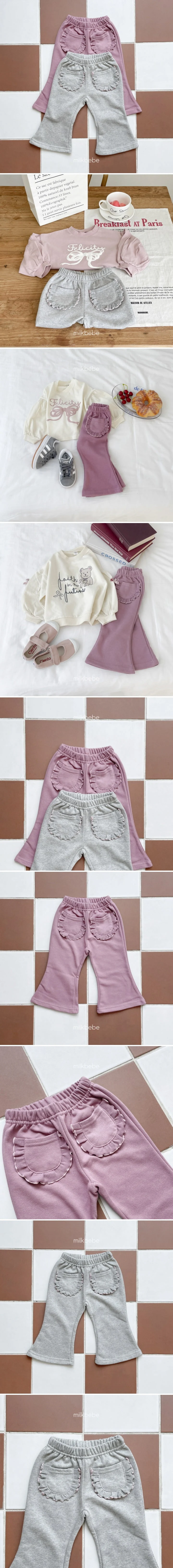 Milk Bebe - Korean Children Fashion - #Kfashion4kids - Miu Bootscut Pants