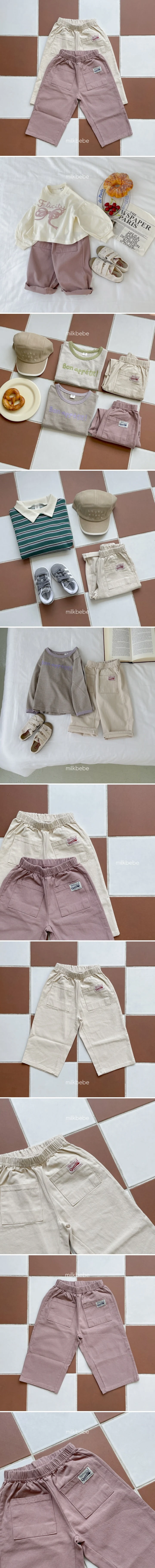 Milk Bebe - Korean Children Fashion - #magicofchildhood - Pocket Pants