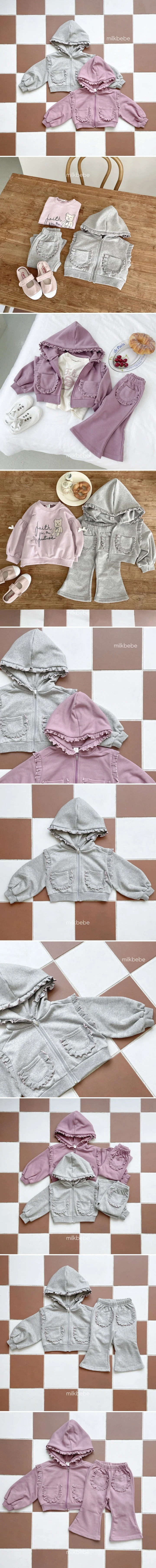 Milk Bebe - Korean Children Fashion - #minifashionista - Miu Hood Jumper