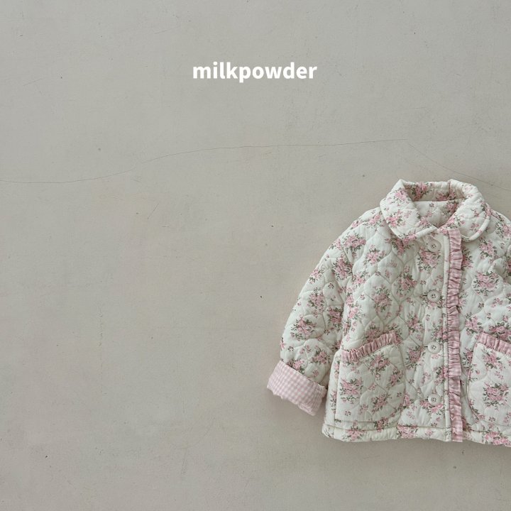 Milk Powder - Korean Children Fashion - #childofig - Peach Padding Jumper - 7