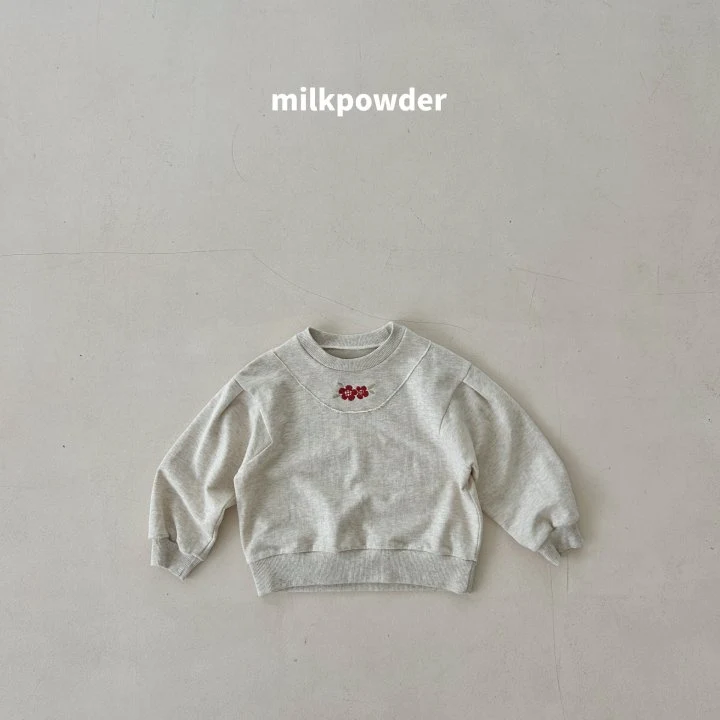 Milk Powder - Korean Children Fashion - #childofig - Embroidery Sweatshirts - 6