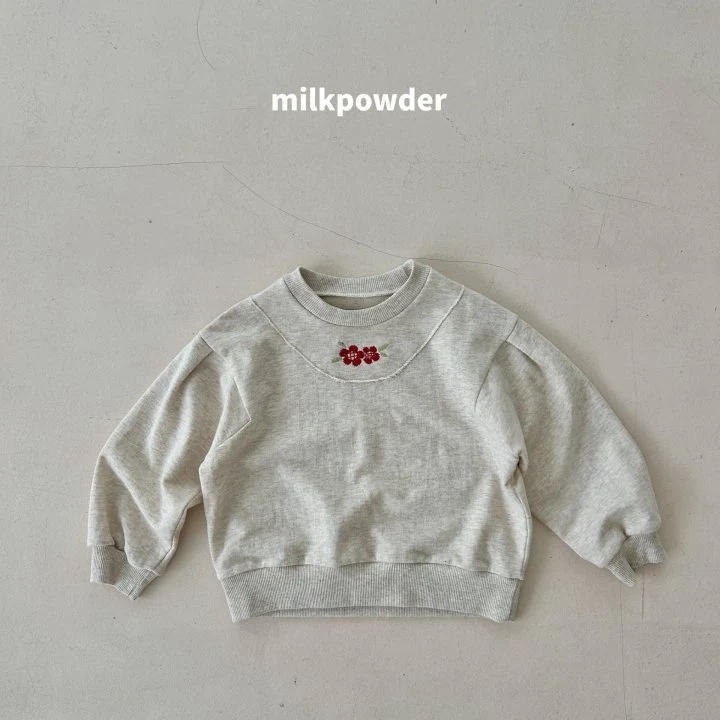 Milk Powder - Korean Children Fashion - #childofig - Embroidery Sweatshirts - 7