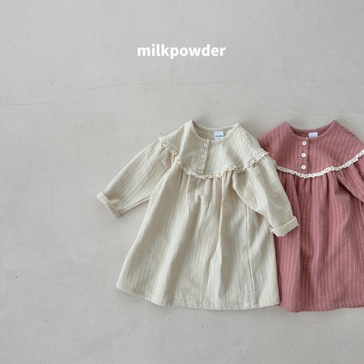 Milk Powder - Korean Children Fashion - #designkidswear - Dally One-piece - 3