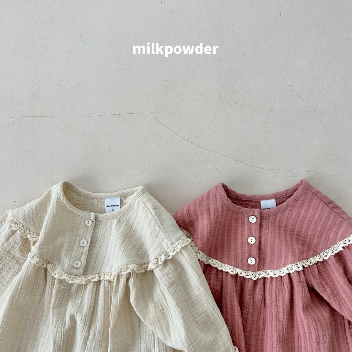 Milk Powder - Korean Children Fashion - #designkidswear - Dally One-piece - 4