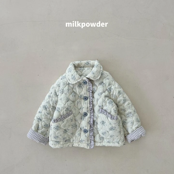 Milk Powder - Korean Children Fashion - #fashionkids - Peach Padding Jumper - 12