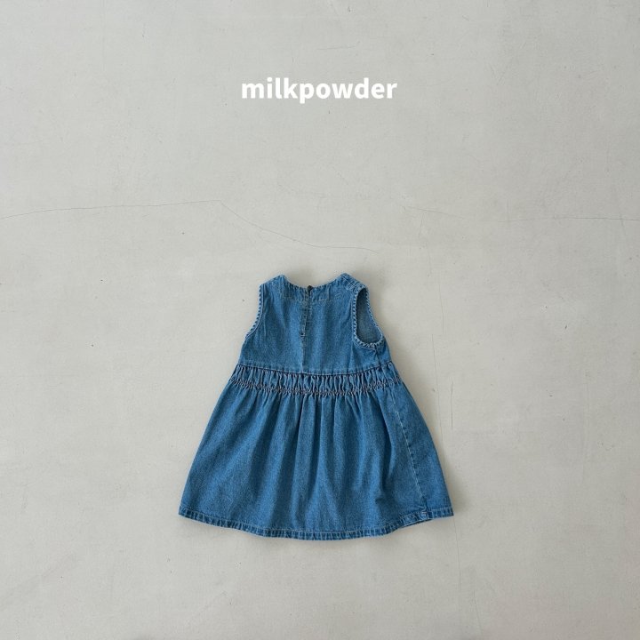 Milk Powder - Korean Children Fashion - #fashionkids - Chongchong Denim One-piece - 8