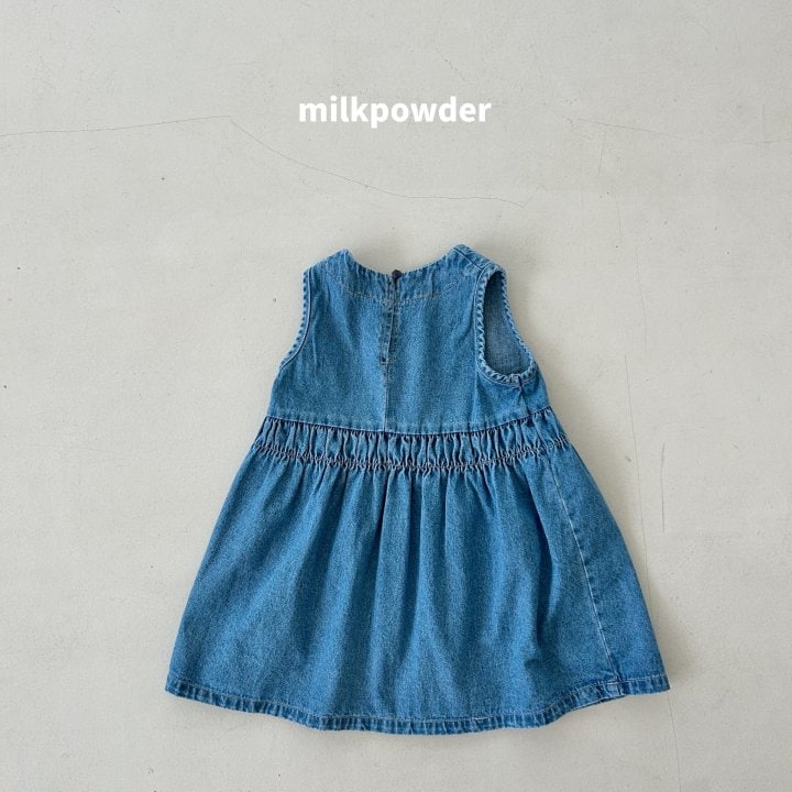 Milk Powder - Korean Children Fashion - #kidsshorts - Chongchong Denim One-piece - 9