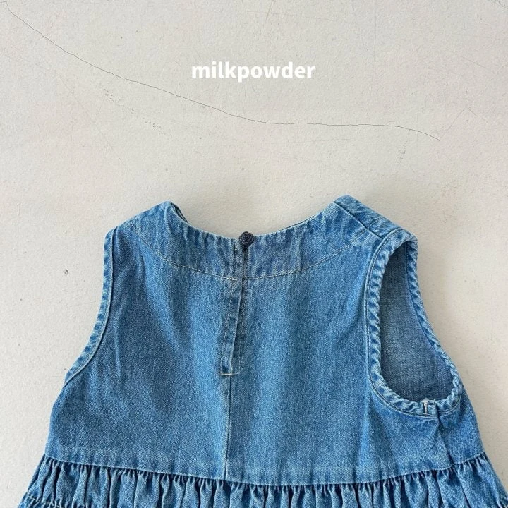 Milk Powder - Korean Children Fashion - #kidsstore - Chongchong Denim One-piece - 10