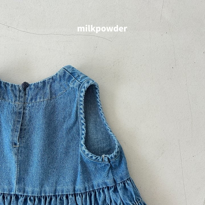 Milk Powder - Korean Children Fashion - #kidzfashiontrend - Chongchong Denim One-piece - 11