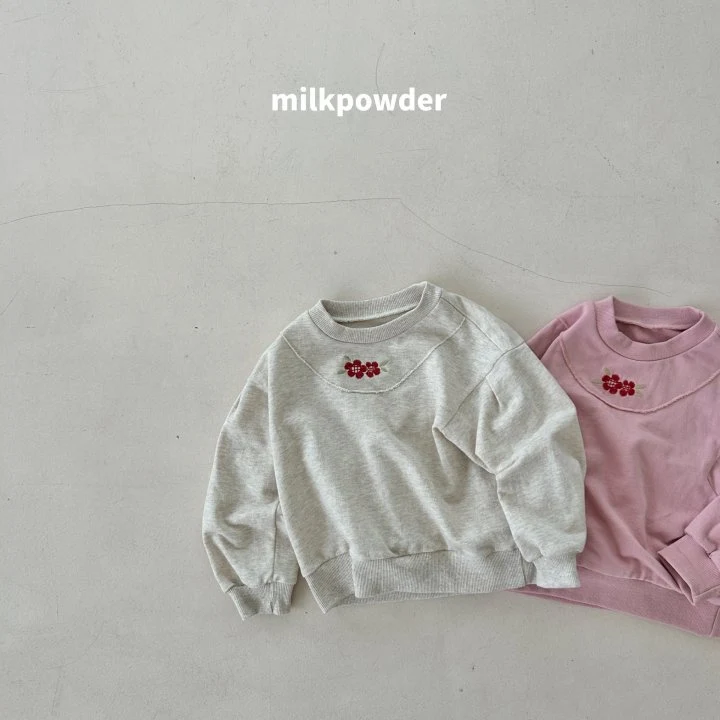 Milk Powder - Korean Children Fashion - #magicofchildhood - Embroidery Sweatshirts - 3