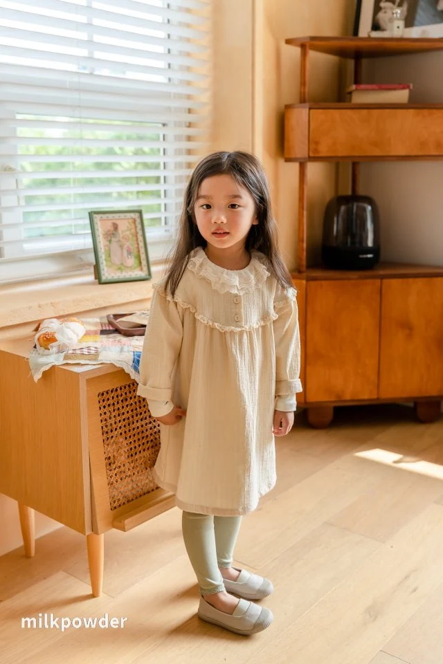 Milk Powder - Korean Children Fashion - #minifashionista - Chewing Leggings - 8