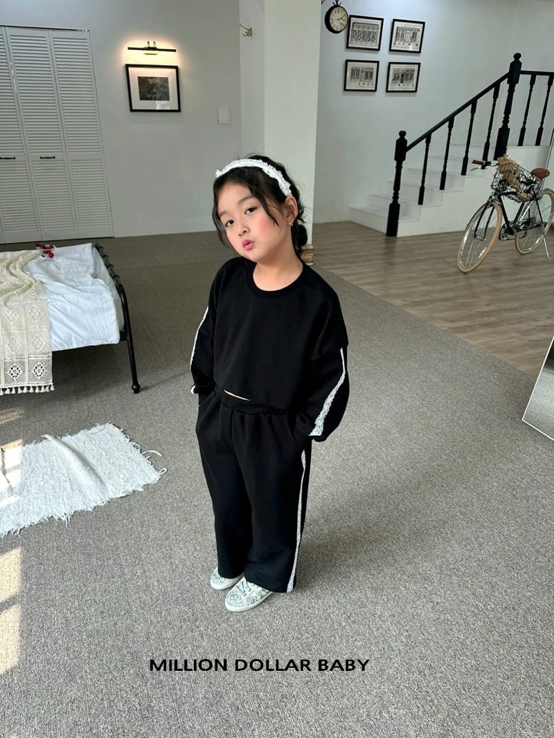 Million Dollar Baby - Korean Children Fashion - #Kfashion4kids - Lace Line Tee - 9