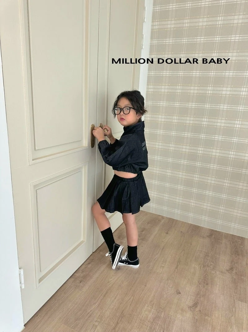 Million Dollar Baby - Korean Children Fashion - #discoveringself - Hedge Denim Anorak - 5