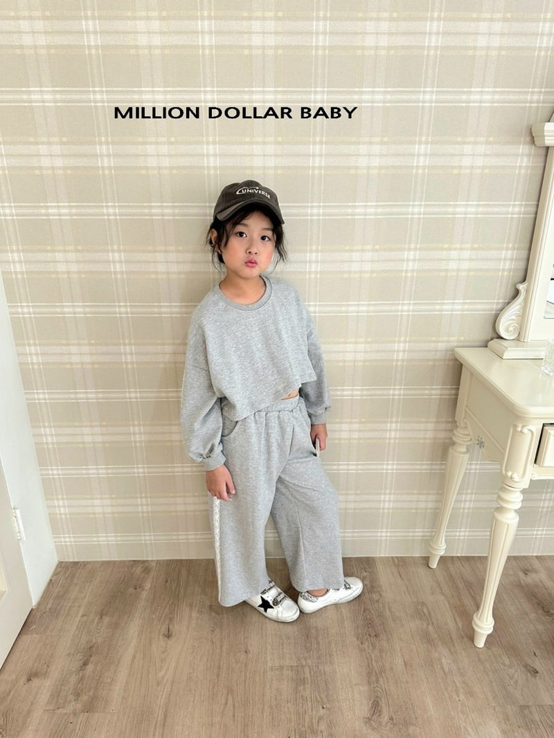 Million Dollar Baby - Korean Children Fashion - #fashionkids - Lace Line Tee - 5