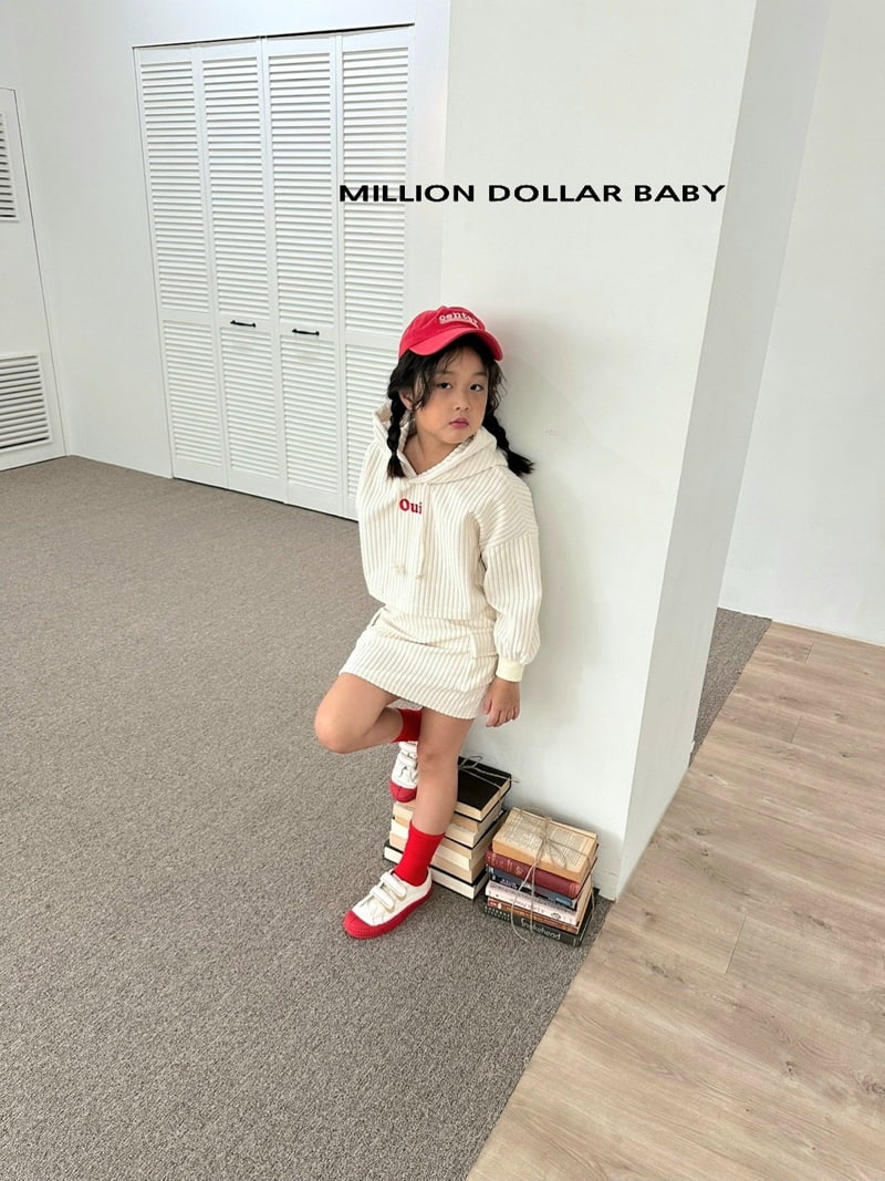 Million Dollar Baby - Korean Children Fashion - #kidsstore - Big Rib Cargo Skirt - 3