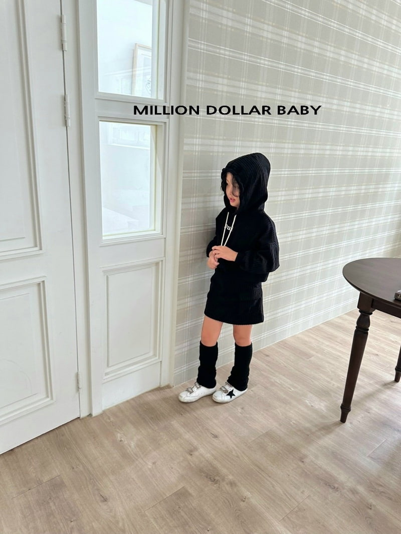 Million Dollar Baby - Korean Children Fashion - #littlefashionista - Big Rib Hoodie - 5