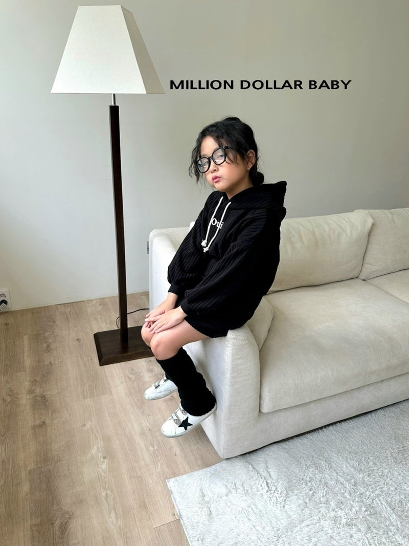 Million Dollar Baby - Korean Children Fashion - #stylishchildhood - Big Rib Hoodie - 11