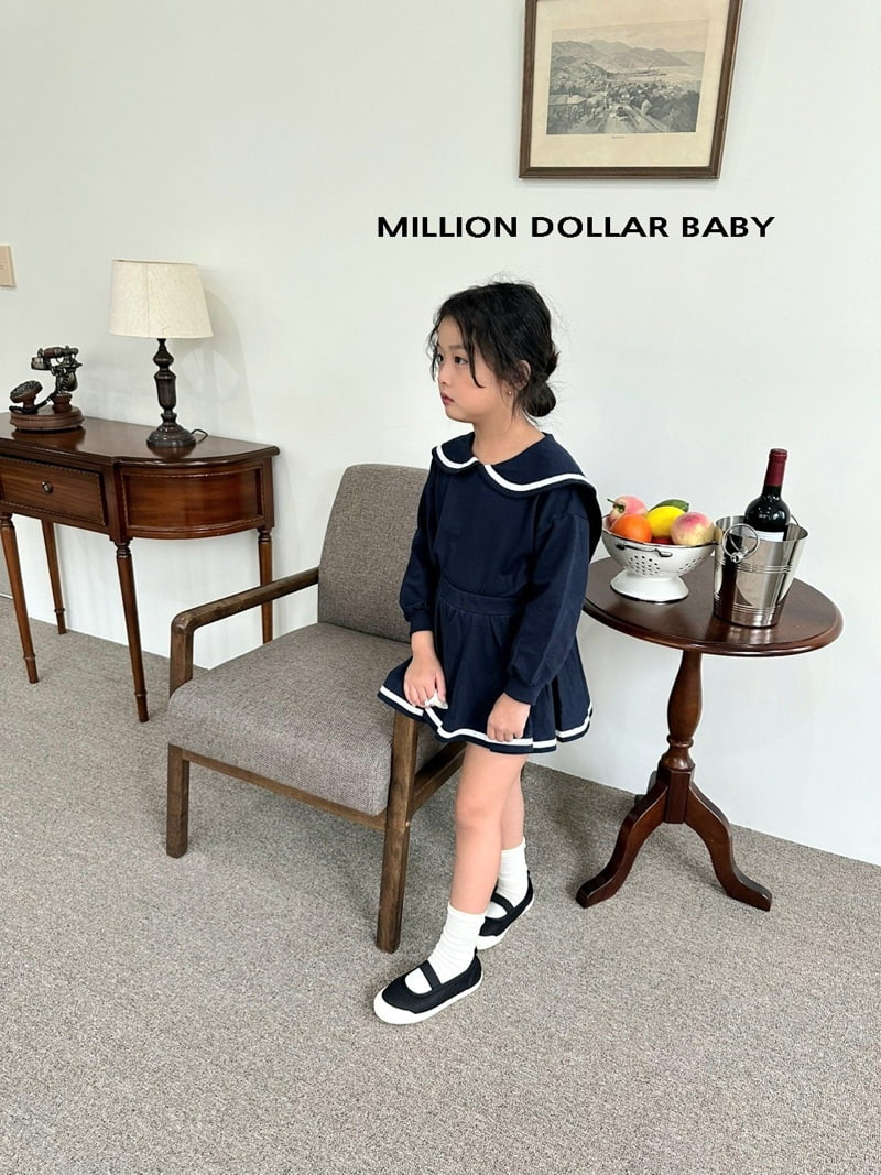 Million Dollar Baby - Korean Children Fashion - #todddlerfashion - Sailor Oui Set - 3