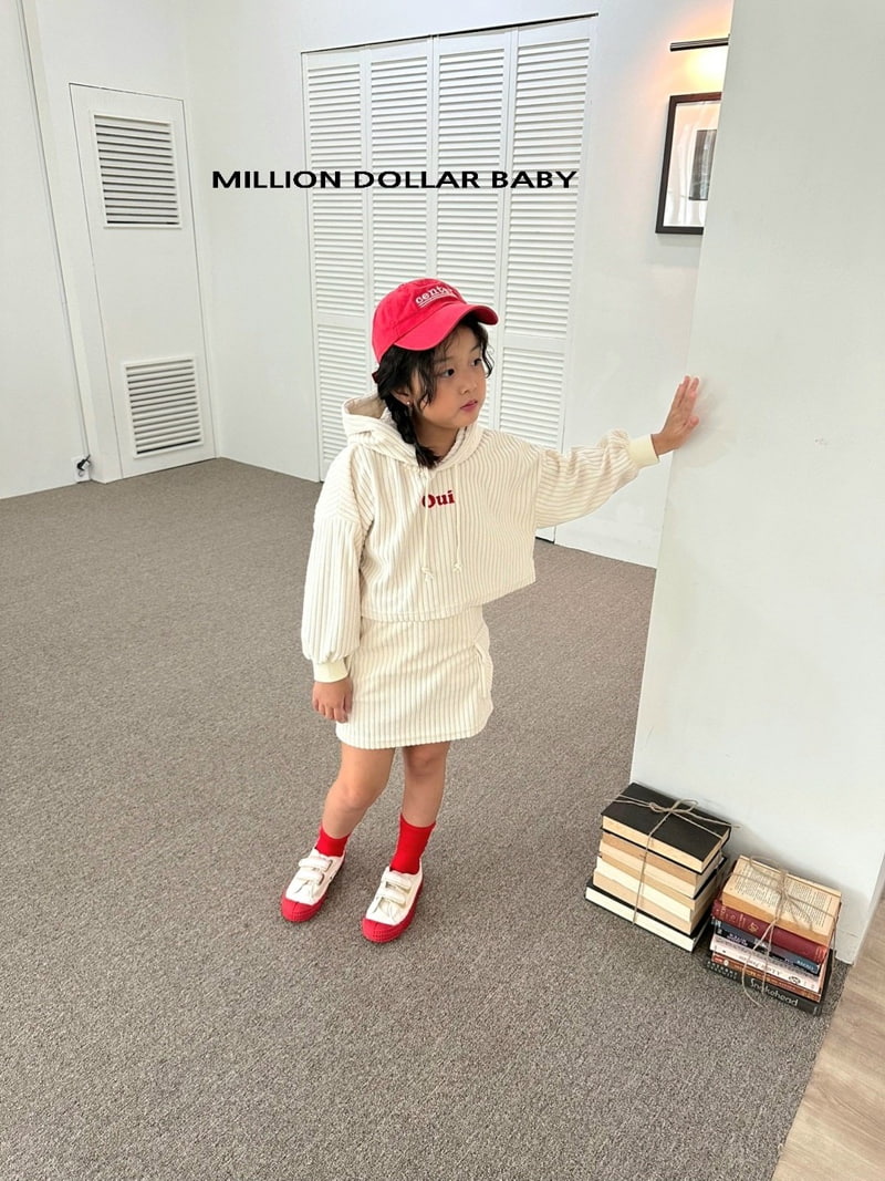 Million Dollar Baby - Korean Children Fashion - #toddlerclothing - Big Rib Cargo Skirt - 11