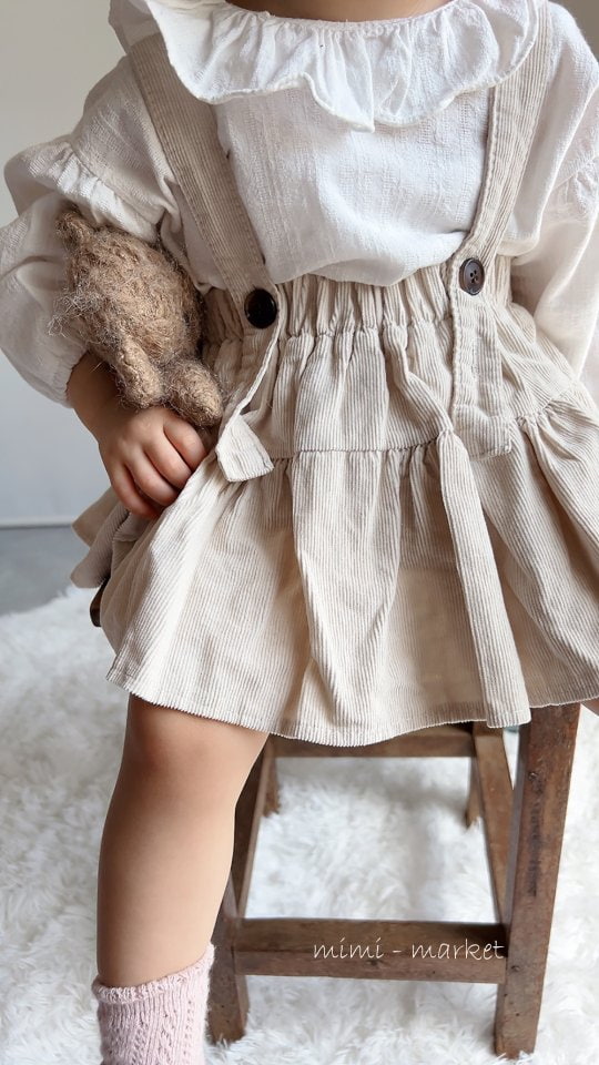 Mimi Market - Korean Baby Fashion - #babyboutique - Corduroy Cancan Skirt - 9