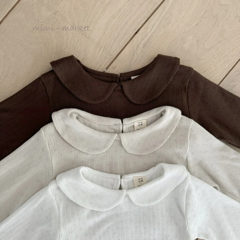 Mimi Market - Korean Baby Fashion - #babyclothing - Eve Collar Tee