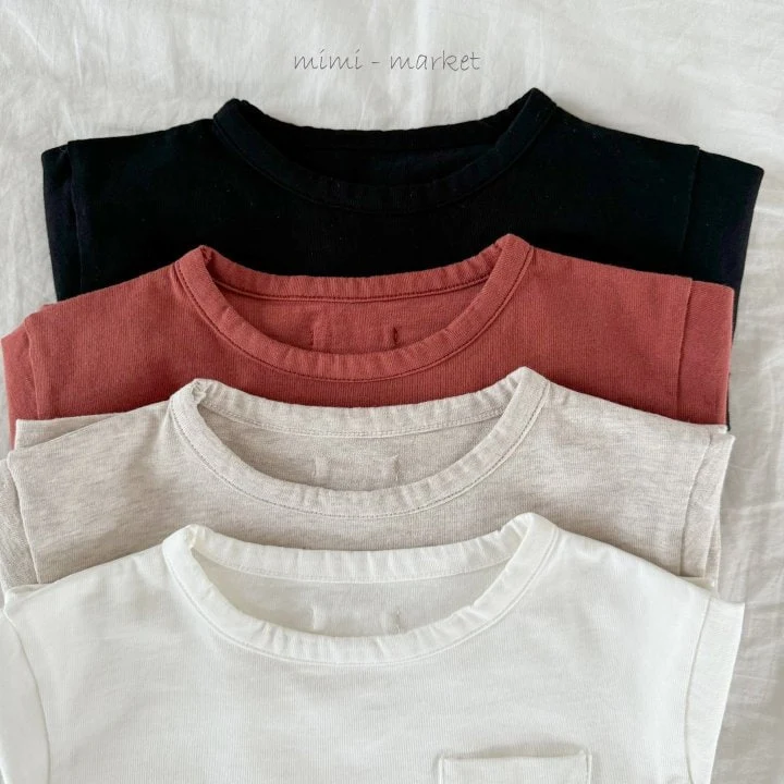 Mimi Market - Korean Baby Fashion - #babyfashion - Pocket Tee - 5