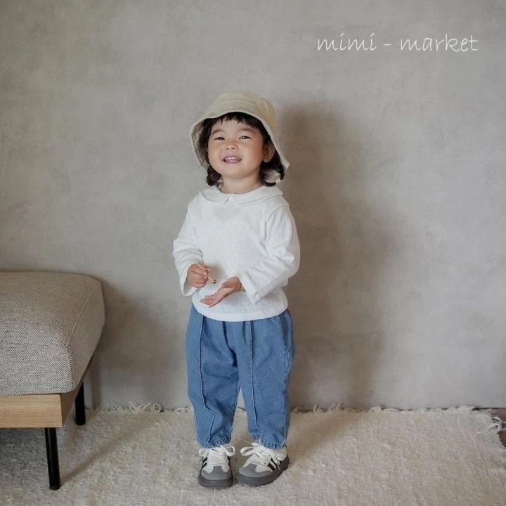 Mimi Market - Korean Baby Fashion - #babyfever - High Denim Pants - 11