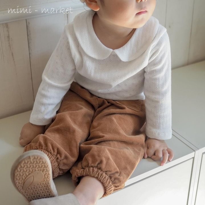 Mimi Market - Korean Baby Fashion - #babygirlfashion - Corduroy Pocket Pants - 2