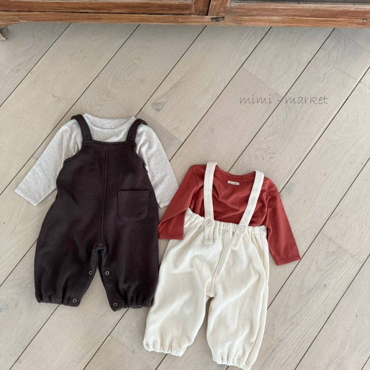 Mimi Market - Korean Baby Fashion - #babygirlfashion - Bread Jumpsuit