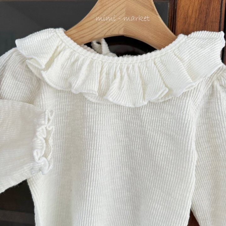 Mimi Market - Korean Baby Fashion - #babylifestyle - Bebe Frill Tee - 9