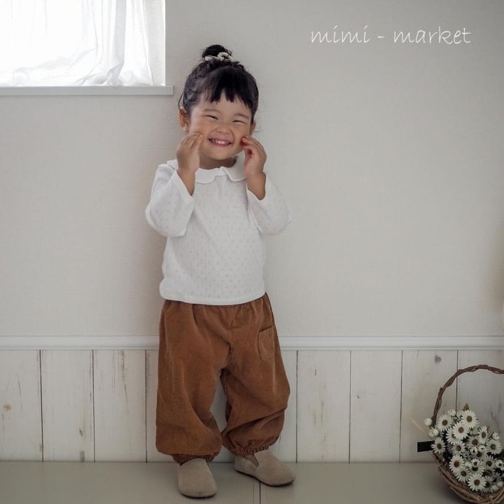 Mimi Market - Korean Baby Fashion - #babylifestyle - Corduroy Pocket Pants - 3