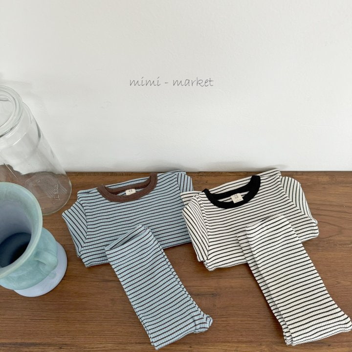 Mimi Market - Korean Baby Fashion - #babylifestyle - Stripe Easywear