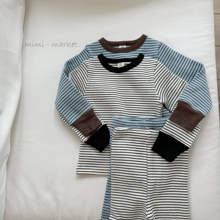 Mimi Market - Korean Baby Fashion - #babyoninstagram - Stripe Easywear - 2