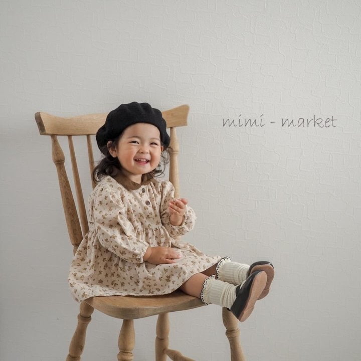 Mimi Market - Korean Baby Fashion - #babyoutfit - Cotton Flower Dress - 8