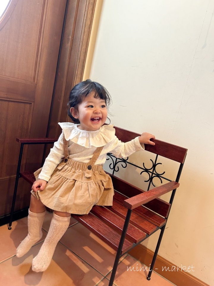 Mimi Market - Korean Baby Fashion - #babyoutfit - Corduroy Cancan Skirt - 4