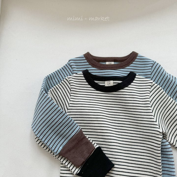 Mimi Market - Korean Baby Fashion - #babywear - Stripe Easywear - 6