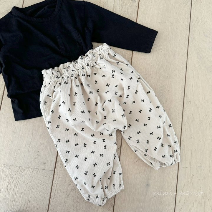 Mimi Market - Korean Baby Fashion - #onlinebabyboutique - Ribbon Slacks