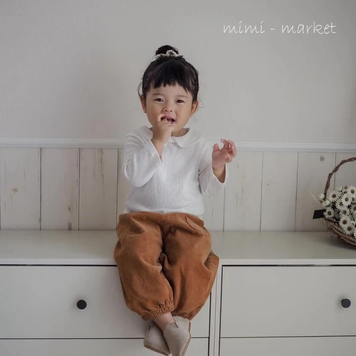 Mimi Market - Korean Baby Fashion - #onlinebabyboutique - Eve Collar Tee - 11