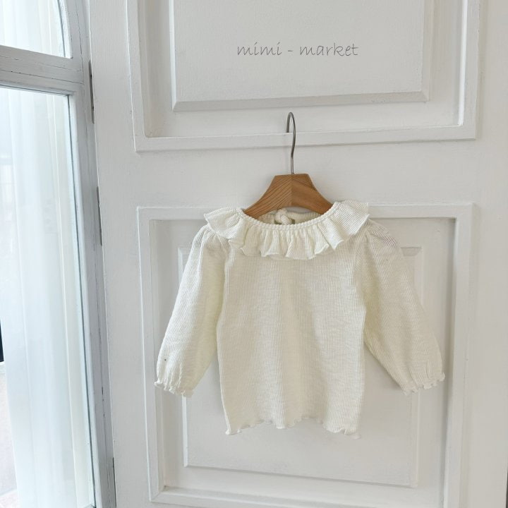 Mimi Market - Korean Baby Fashion - #smilingbaby - Bebe Frill Tee - 2