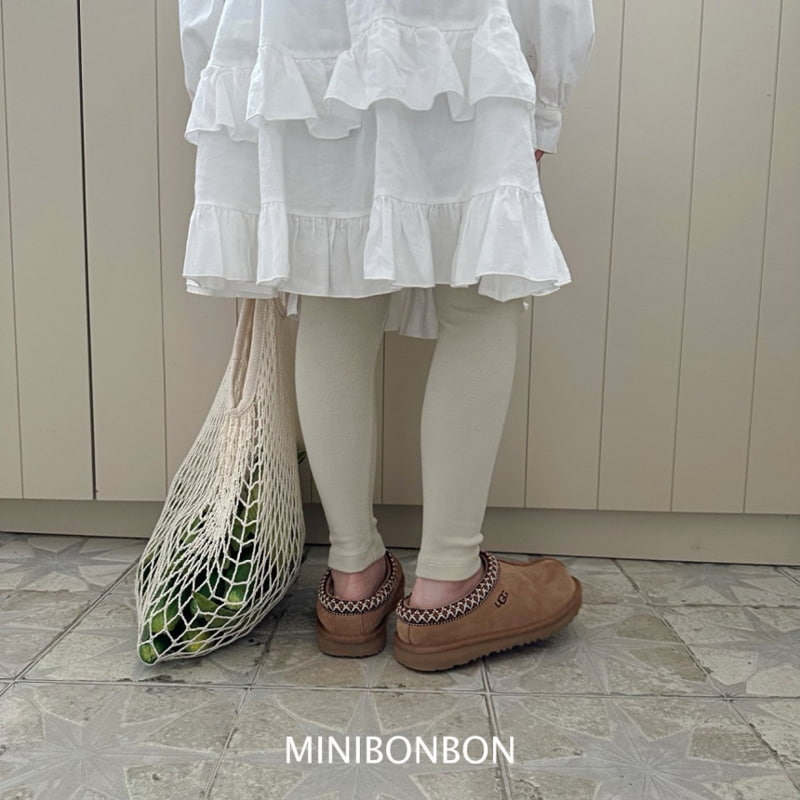 Mini Bongbong - Korean Children Fashion - #Kfashion4kids - Happy Leggings - 3