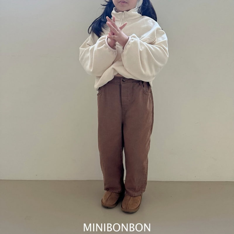 Mini Bongbong - Korean Children Fashion - #kidsshorts - Forest Road Pants with Mom - 8