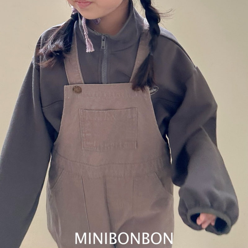 Mini Bongbong - Korean Children Fashion - #todddlerfashion - Udangtang Half Zip-up - 12