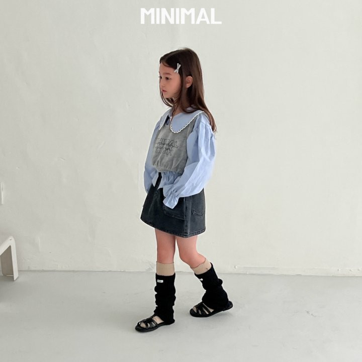 Minimal - Korean Children Fashion - #Kfashion4kids - Veloure Bustier - 8