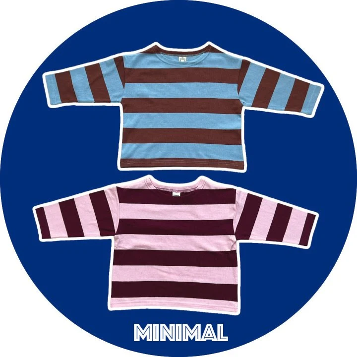 Minimal - Korean Children Fashion - #Kfashion4kids - Tom Stripe Tee