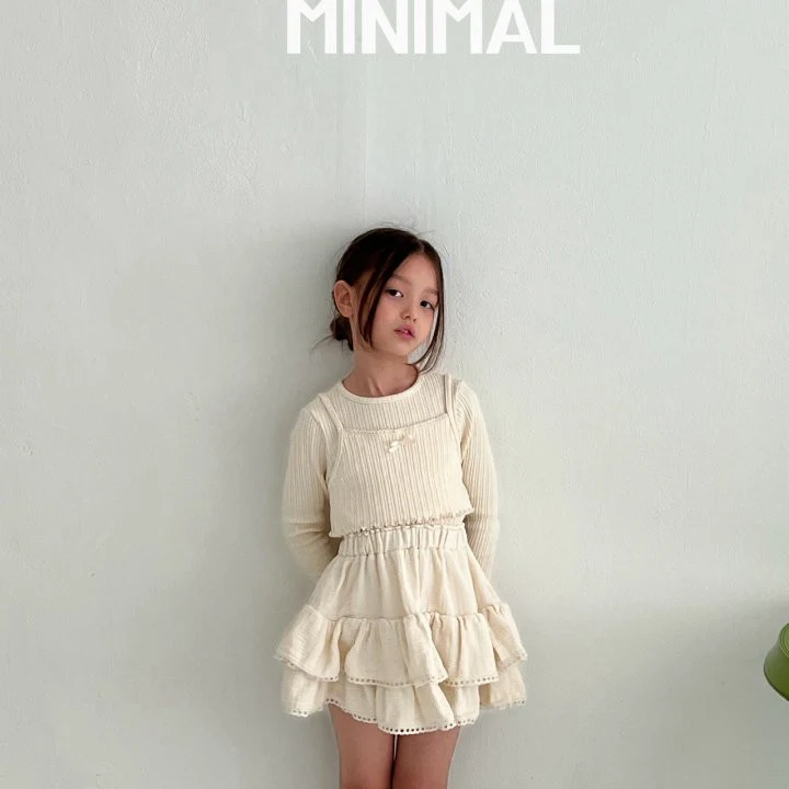 Minimal - Korean Children Fashion - #childofig - Reese Combi Tee with Bustier - 2