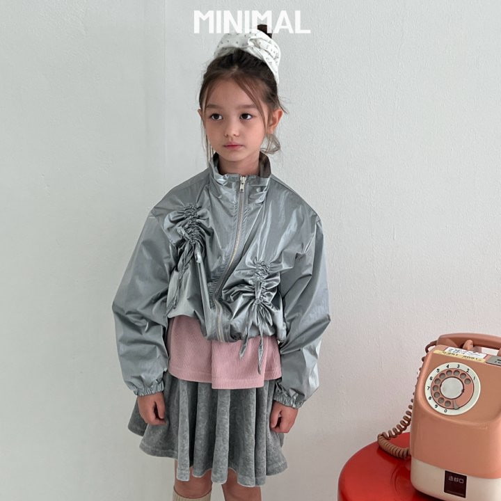 Minimal - Korean Children Fashion - #prettylittlegirls - Unique String Blouson - 4