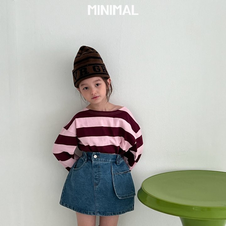 Minimal - Korean Children Fashion - #childofig - Pocket Denim Skirt - 3